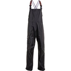MEN'S NEW WEATHER WATCH RAIN BIBS - BLACK 4X-LARGE